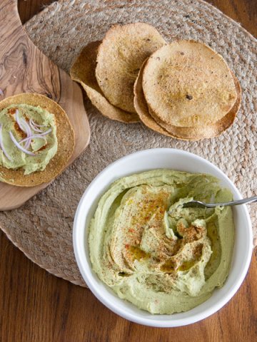 Fava Bean Hummus | www.infinebalance.com #recipe #vegan