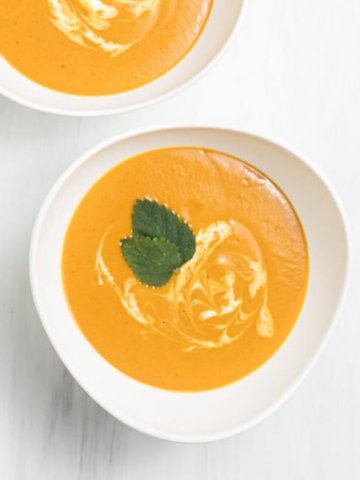 cococnut carrot soup